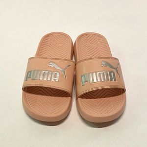 Pink Puma Slides